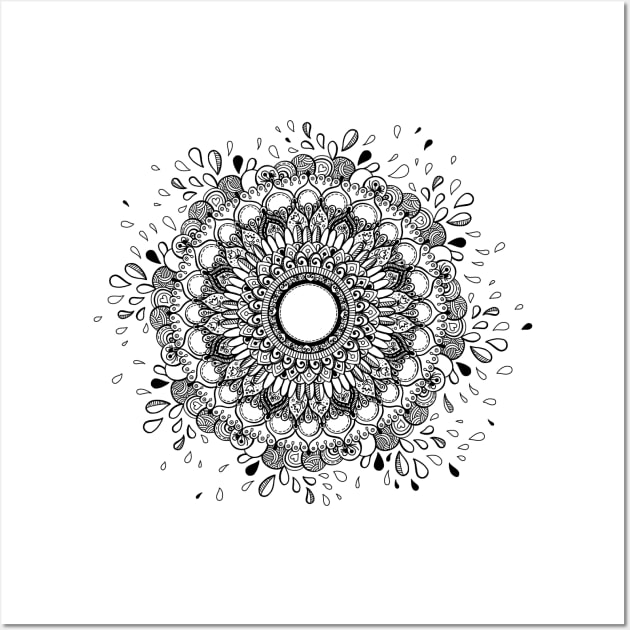 Mandala #4 Wall Art by Szabi's Creative World